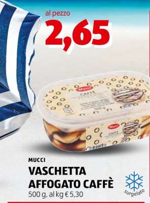 VASCHETTA AFFOGATO CAFFÈ