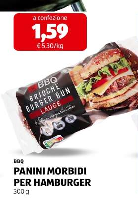 BBQ PANINI MORBIDI PER HAMBURGER