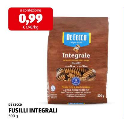 DE CECCO FUSILLI INTEGRALI