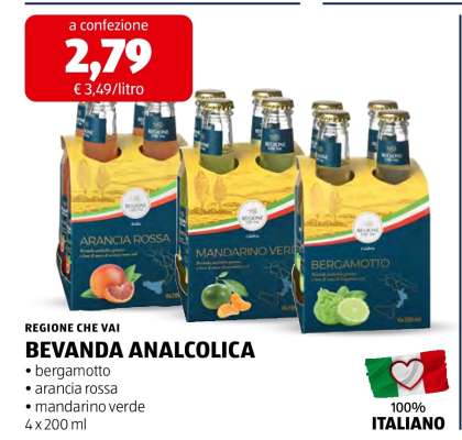 REGIONE CHE VAI BEVANDA ANALCOLICA