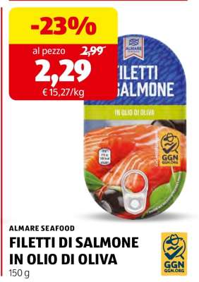 ALMARE SEAFOOD FILETTI DI SALMONE IN OLIO DI OLIVA