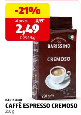 BARISSIMO CAFFÈ ESPRESSO CREMOSO