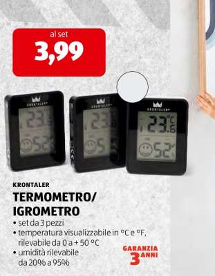 KRONTALER TERMOMETRO/IGROMETRO