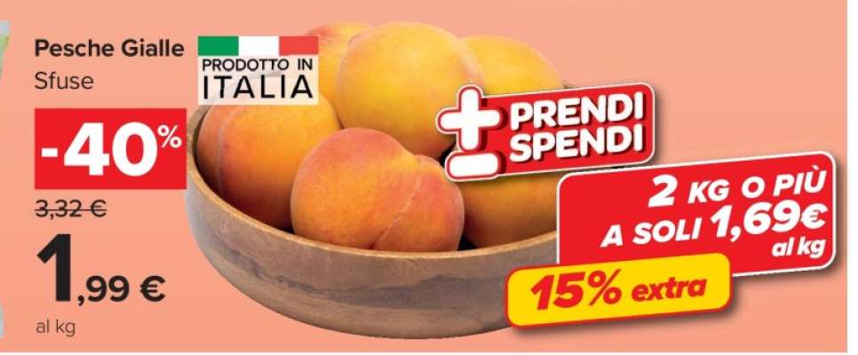 Pesche Gialle Sfuse