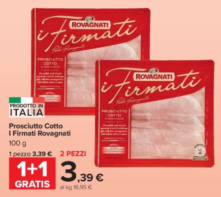 PROSCIUTTO COTTO I FIRMATI ROVAGNATI