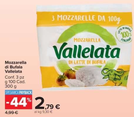 Mozzarella di Bufala Vallelata