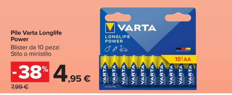 Pile Varta Longlife Power