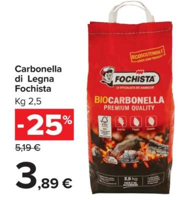 CARBONELLA DI LEGNA FOCHISTA