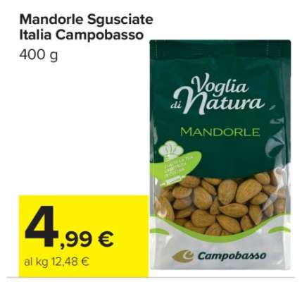Mandorle Sgusciate Italia Campobasso