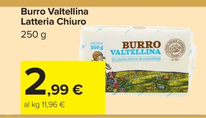 Burro Valtellina Latteria Chiuro