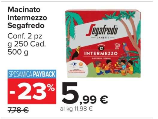 Macinato Intermezzo Segafredo