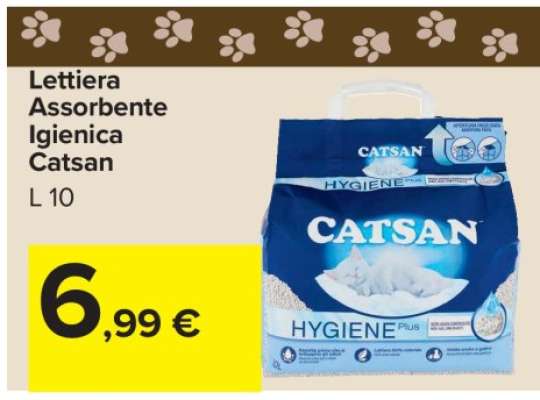 Lettiera Assorbente Igienica Catsan