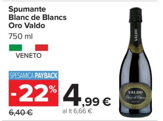 Spumante Blanc de Blancs Oro Valdo