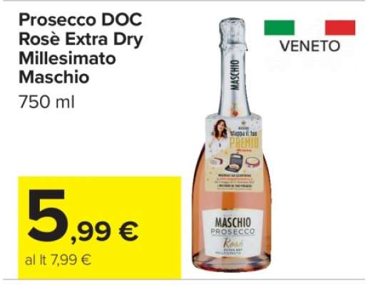 Prosecco DOC Rosè Extra Dry Millesimato Maschio