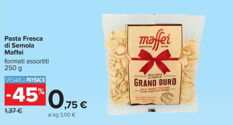 Pasta Fresca di Semola Maffei