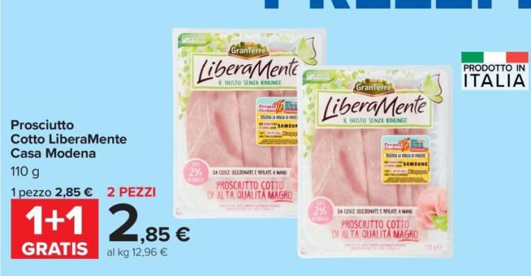 Prosciutto Cotto LiberaMente Casa Modena
