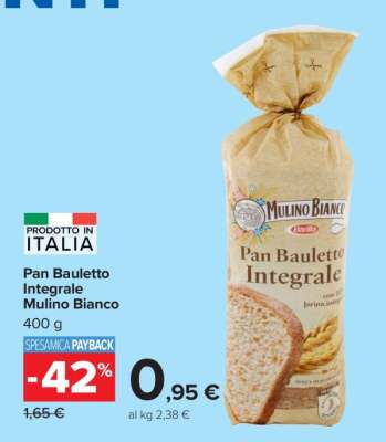 Pan Bauletto Integrale Mulino Bianco
