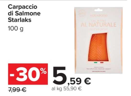 Carpaccio di Salmone Starlaks