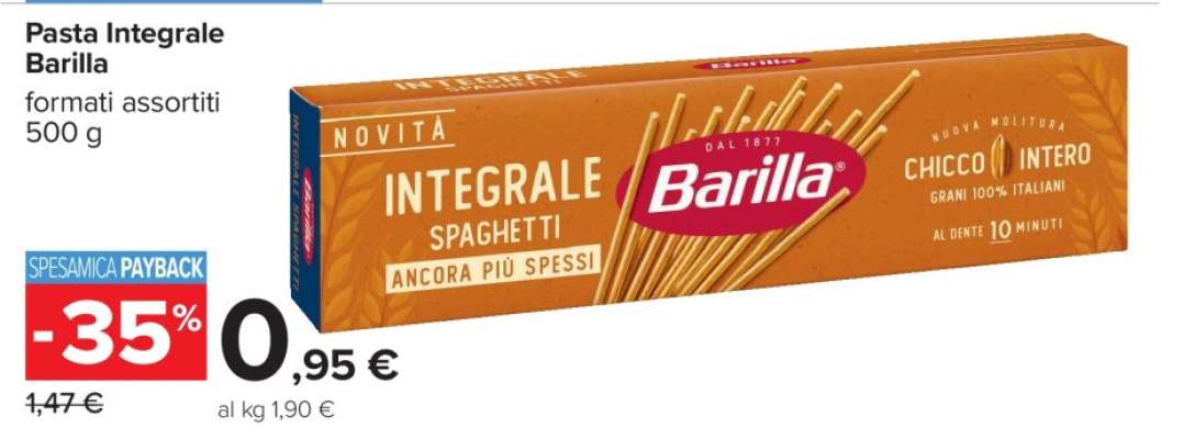 PASTA INTEGRALE BARILLA