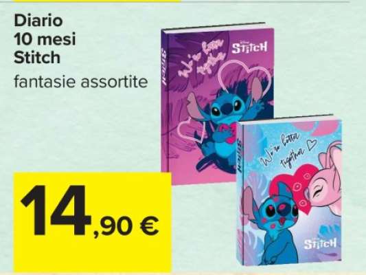 Diario 10 mesi Stitch