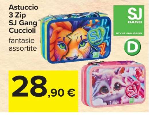 ASTUCCIO 3 ZIP SJ GANG CUCCIOLI