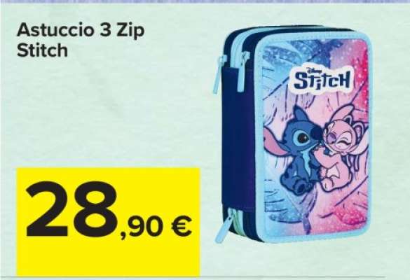 Astuccio 3 Zip Stitch