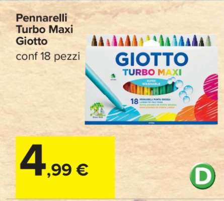 Pennarelli Turbo Maxi Giotto