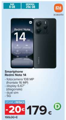 Smartphone Redmi Note 14