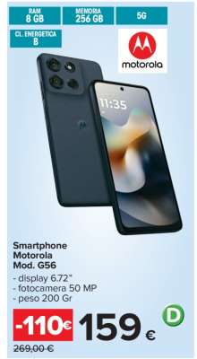 Smartphone Motorola Mod. G56