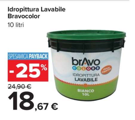 Idropittura Lavabile Bravocolor