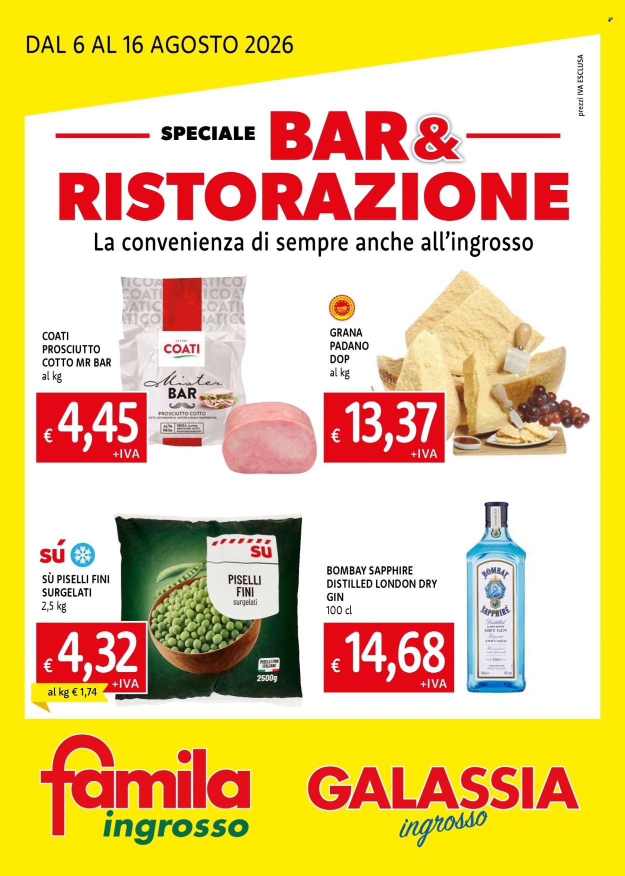 Volantino Famila - 6/8/2026 - 16/8/2026. Pagina 1