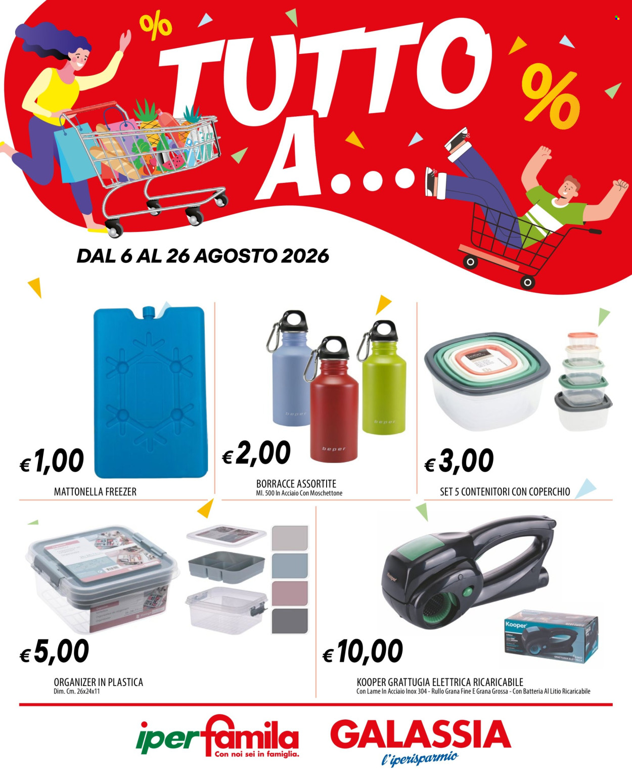 Volantino Famila - 6/8/2026 - 26/8/2026. Pagina 1