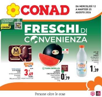 Volantino Conad - 12/8/2026 - 25/8/2026.