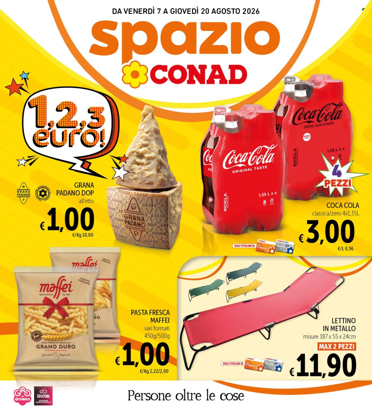 Volantino Spazio Conad - 7/8/2026 - 20/8/2026. Pagina 1