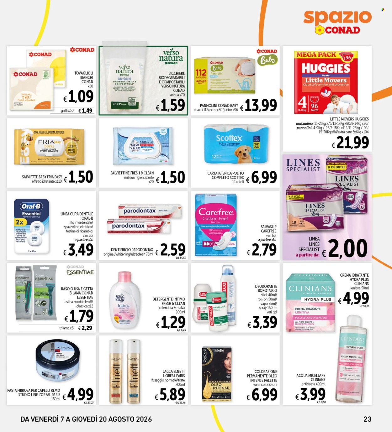 Volantino Spazio Conad - 7/8/2026 - 20/8/2026. Pagina 23