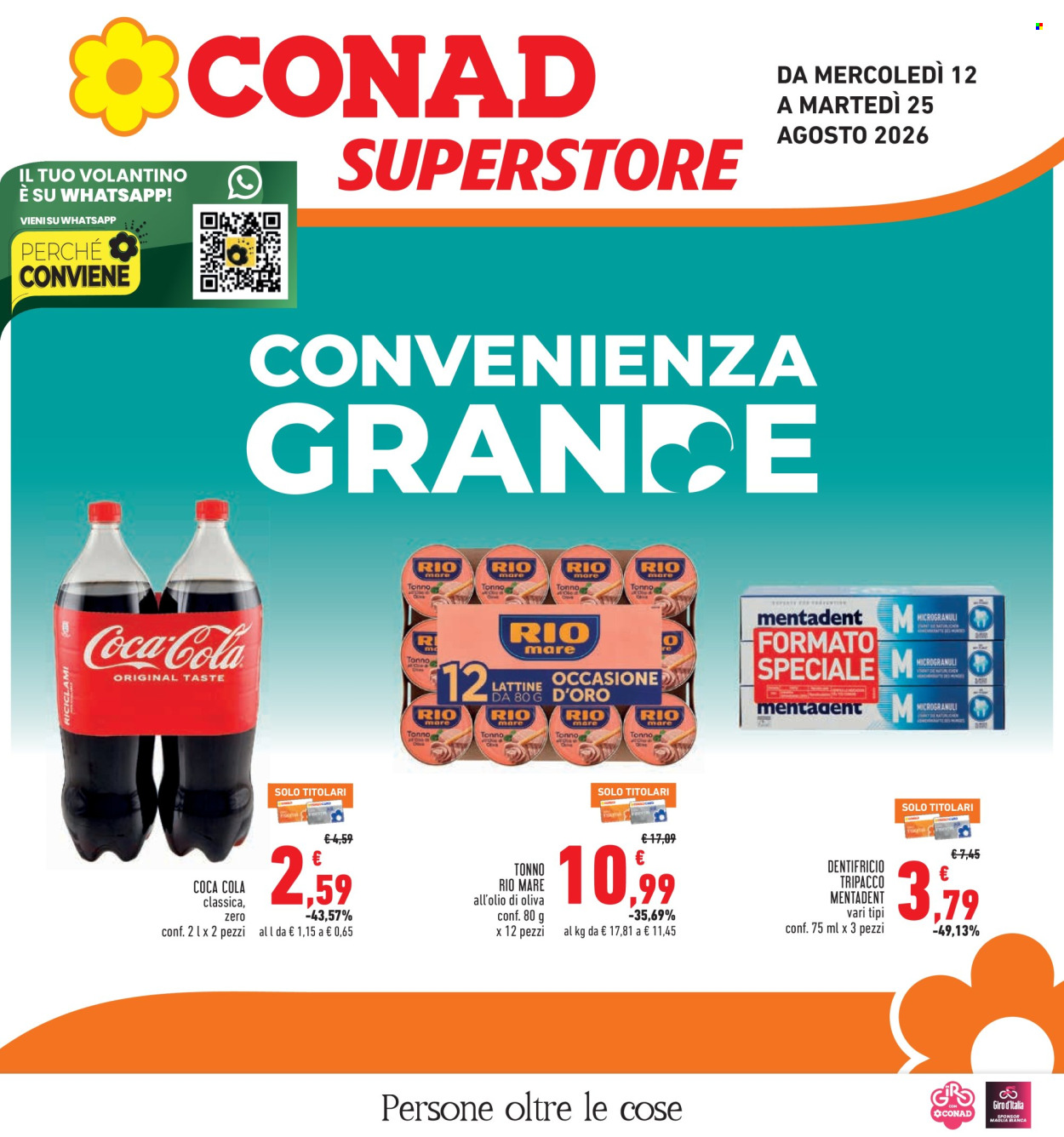Volantino Conad - 12/8/2026 - 25/8/2026. Pagina 1