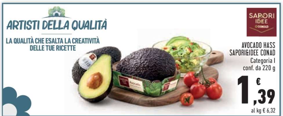 Avocado Hass SAPORI&IDEE CONAD