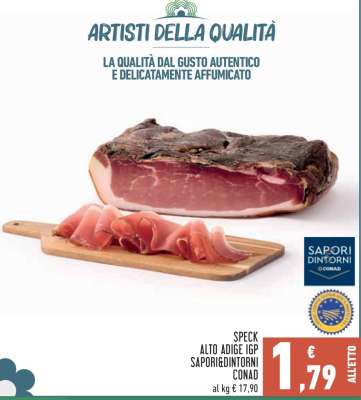 SPECK ALTO ADIGE IGP SAPORI&DINTORNI CONAD