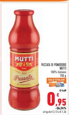 PASSATA DI POMODORO MUTTI