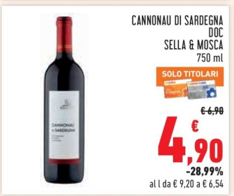 Cannonau di Sardegna DOC Sella & Mosca 750 ml