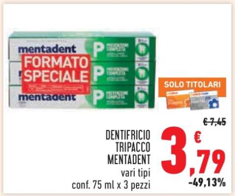 DENTIFRICIO TRIPACCO MENTADENT