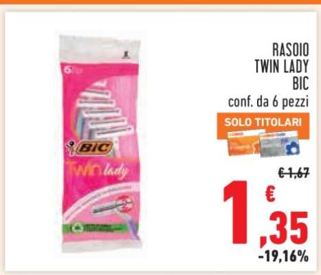 Rasoio Twin Lady Bic