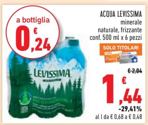 ACQUA LEVISSIMA