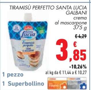 TIRAMISÙ PERFETTO SANTA LUCIA GALBANI