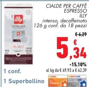 CIALDE PER CAFFÈ ESPRESSO ILLY
