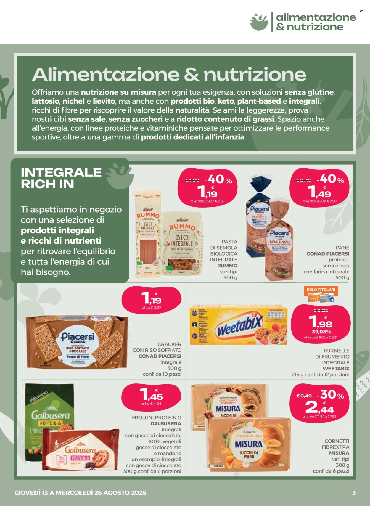 Volantino Benessity Conad - 13/8/2026 - 26/8/2026. Pagina 3