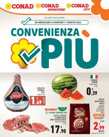 Volantino Conad - 5/8/2026 - 11/8/2026.