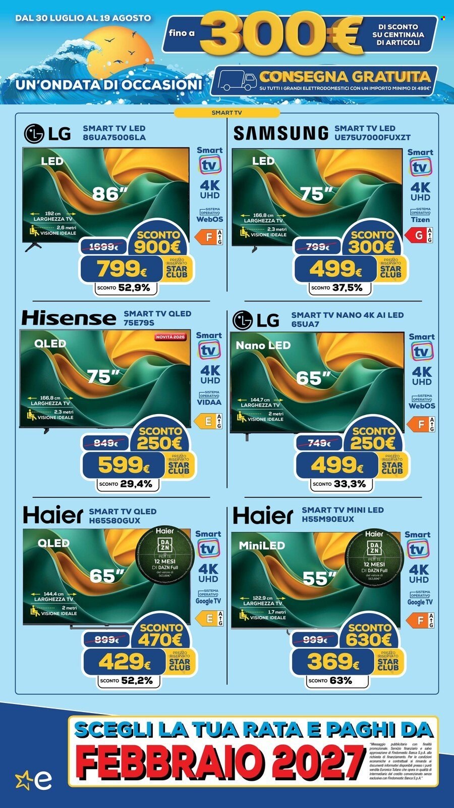 Volantino Euronics - 30/7/2026 - 19/8/2026. Pagina 2
