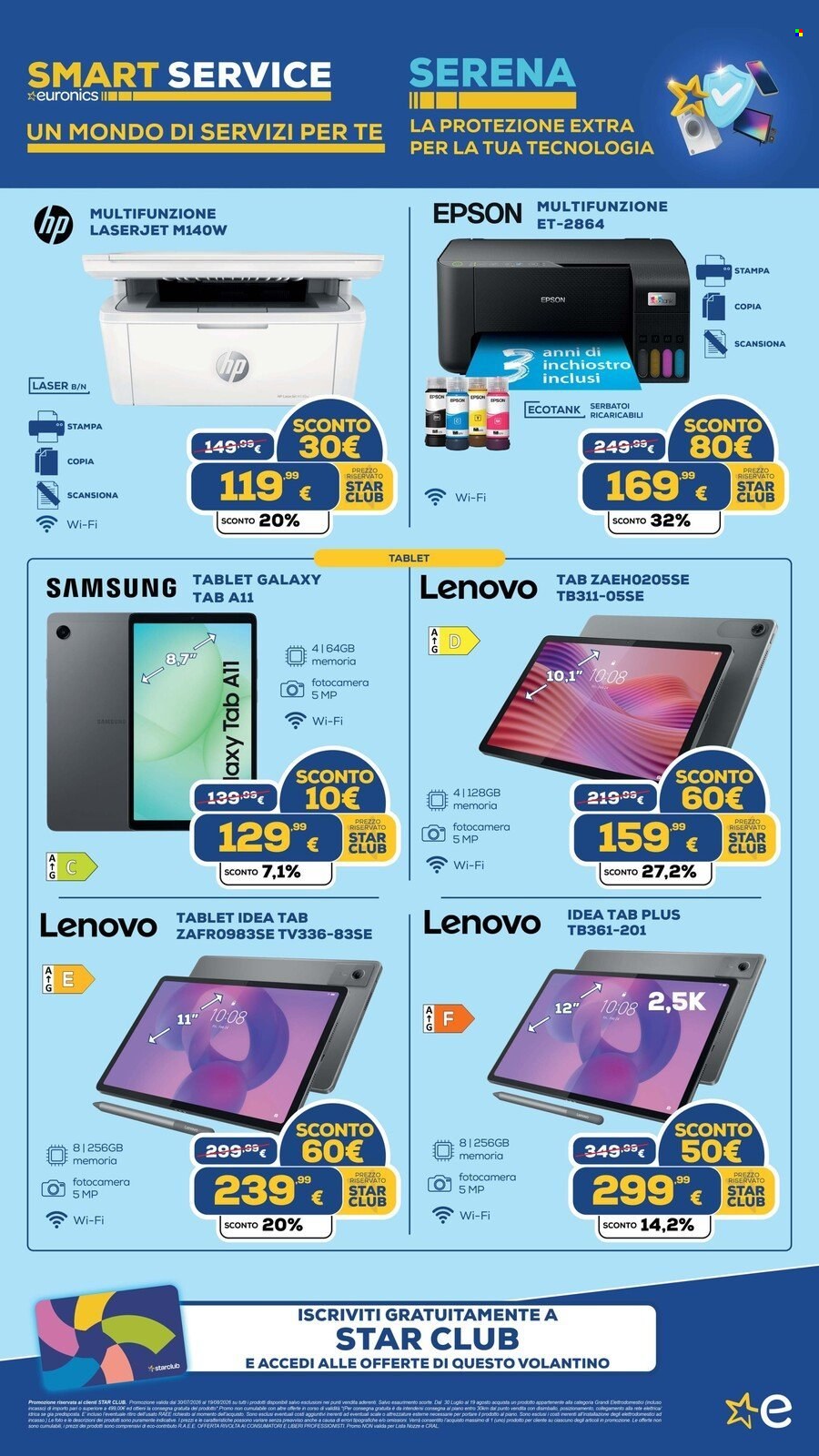 Volantino Euronics - 30/7/2026 - 19/8/2026. Pagina 19
