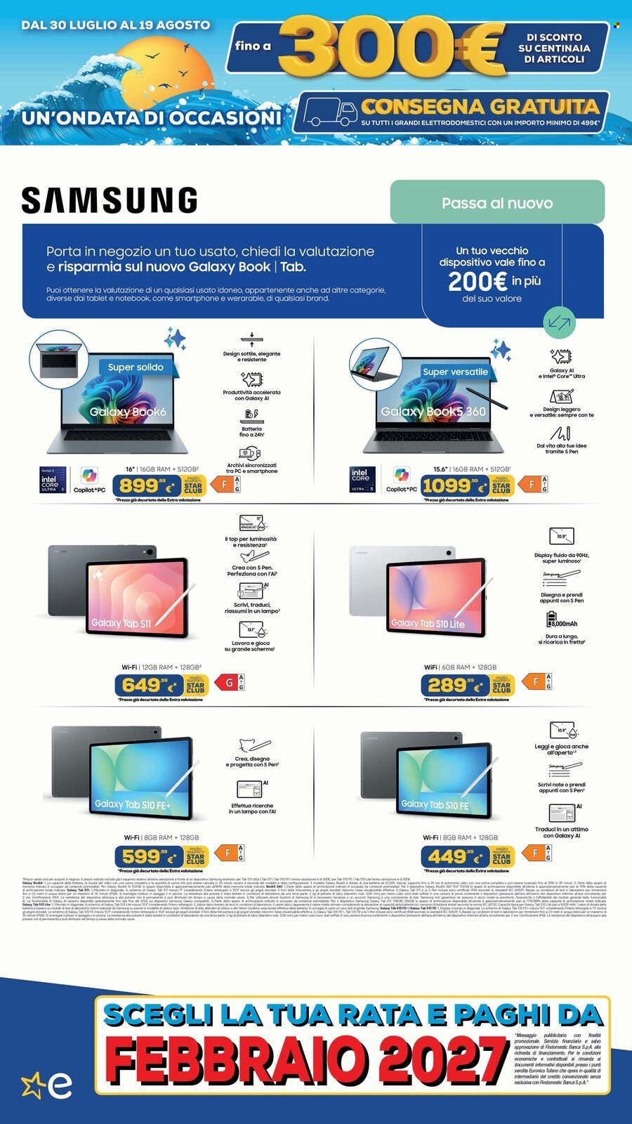 Volantino Euronics - 30/7/2026 - 19/8/2026. Pagina 22